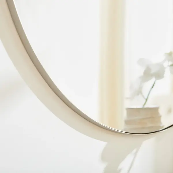 36" Round Silver Mirror - Image 4