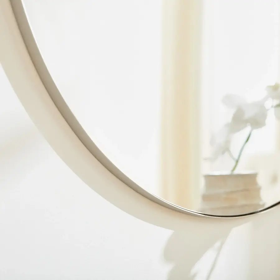 36" Round Silver Mirror - Image 4