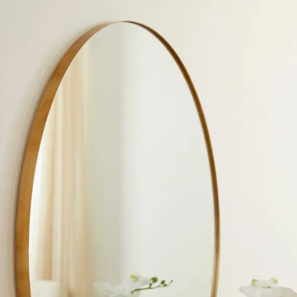 42" Round Gold Mirror - Image 3