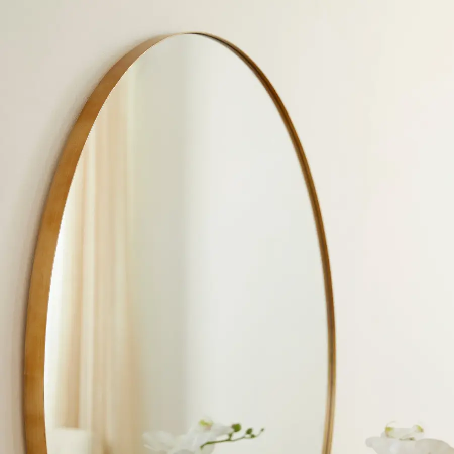 42" Round Gold Mirror - Image 3
