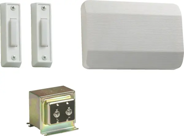 Double Entry Door Chime with 1/2 Button