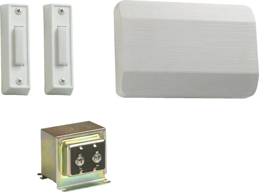 Double Entry Door Chime with 1/2 Button