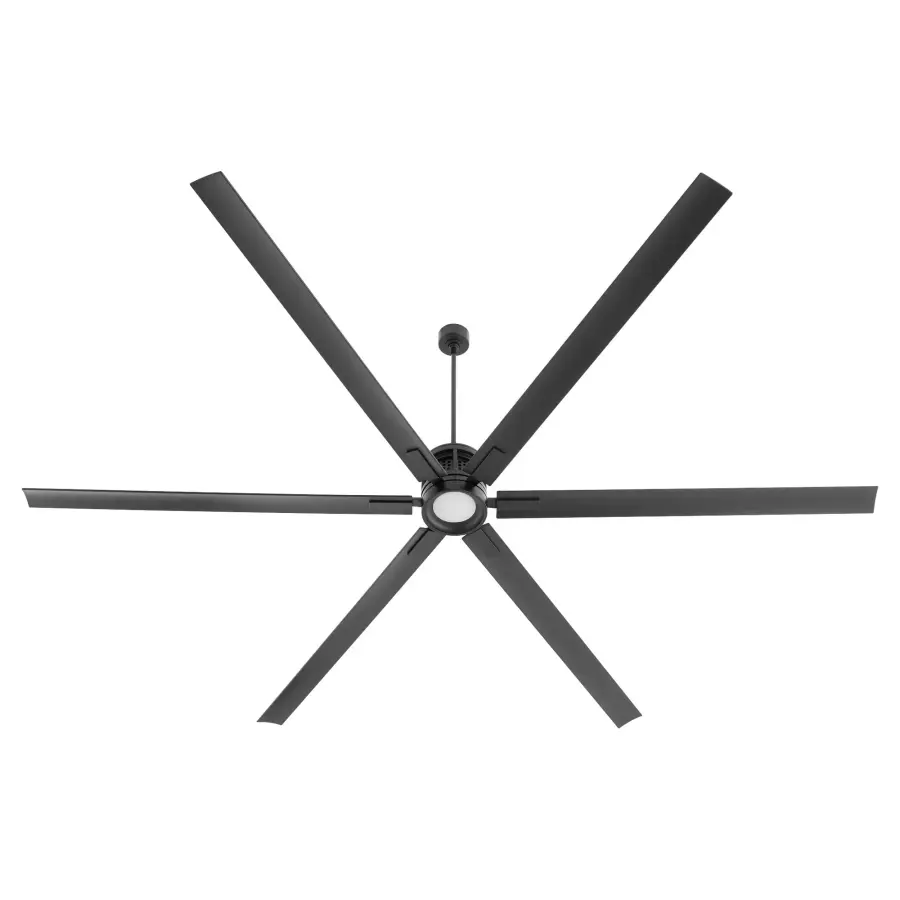Zeus 120" Outdoor Ceiling Fan in Matte Black - Image 3