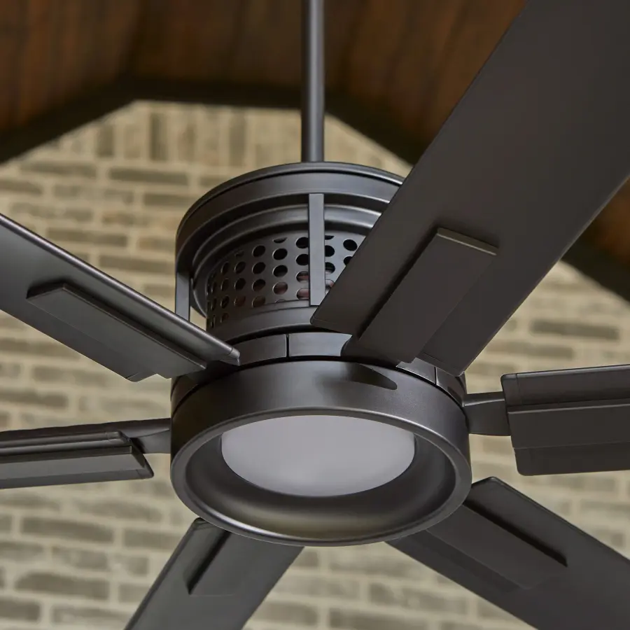 Zeus 120" Outdoor Ceiling Fan in Matte Black - Image 8