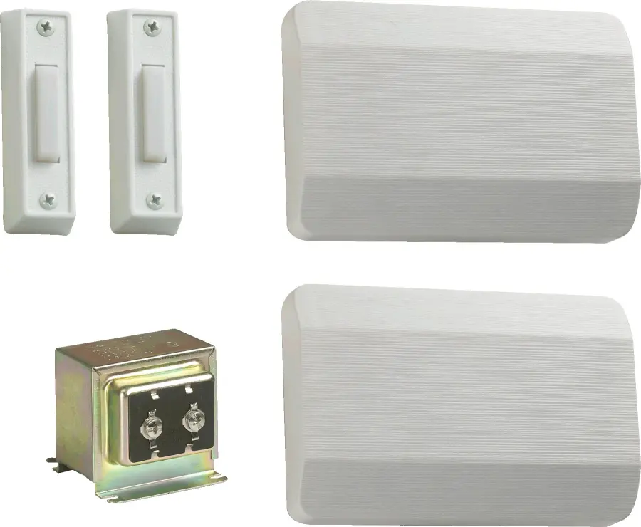 Double Entry Door Chime with 2 Buttons
