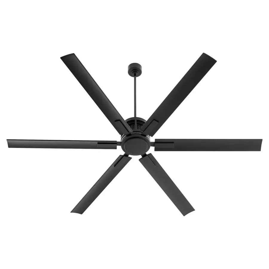 Zeus 80" Outdoor Ceiling Fan in Matte Black - Image 1
