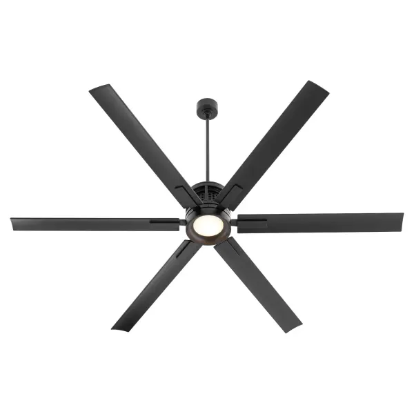 Zeus 80" Outdoor Ceiling Fan in Matte Black - Image 3
