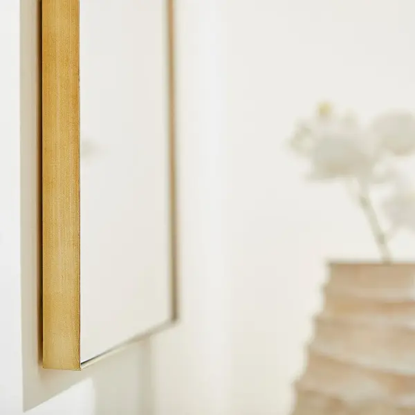 24x36" Rectangular Mirror in Gold - Image 4