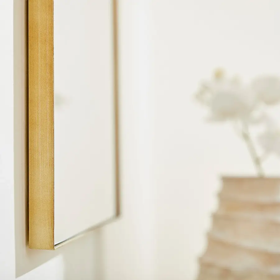 24x36" Rectangular Mirror in Gold - Image 4