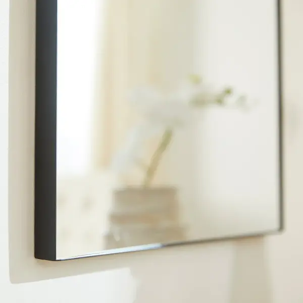 24x36" Rectangular Mirror in Matte Black - Image 3