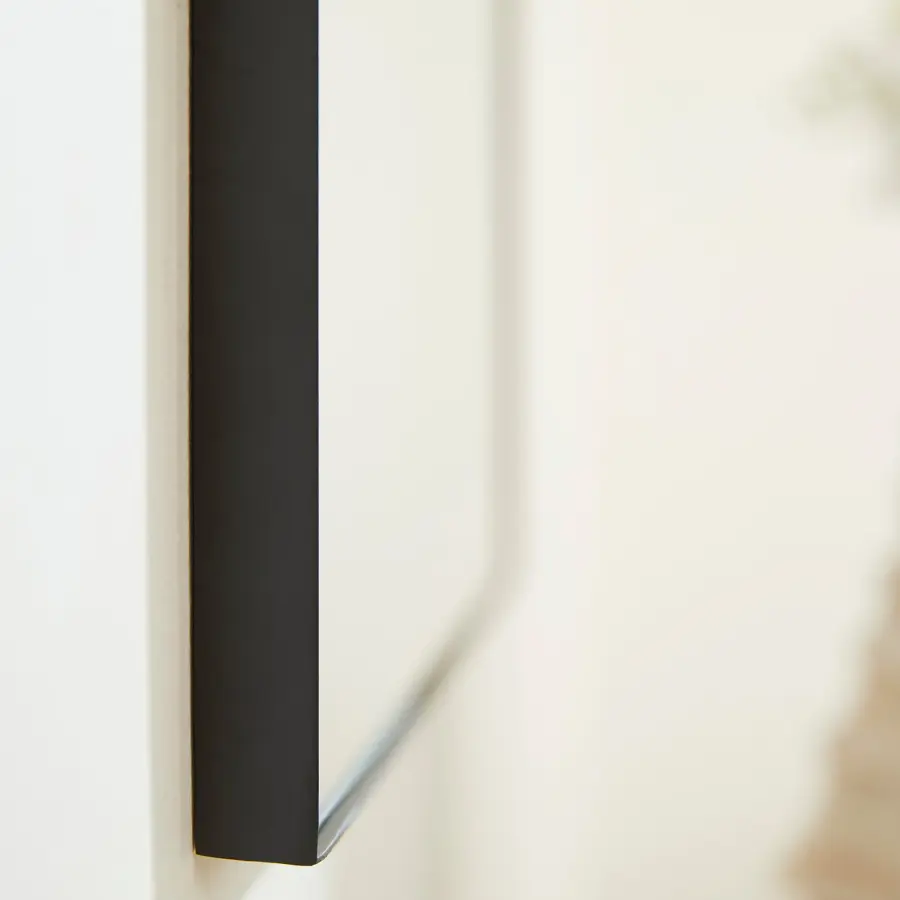24x36" Rectangular Mirror in Matte Black - Image 4