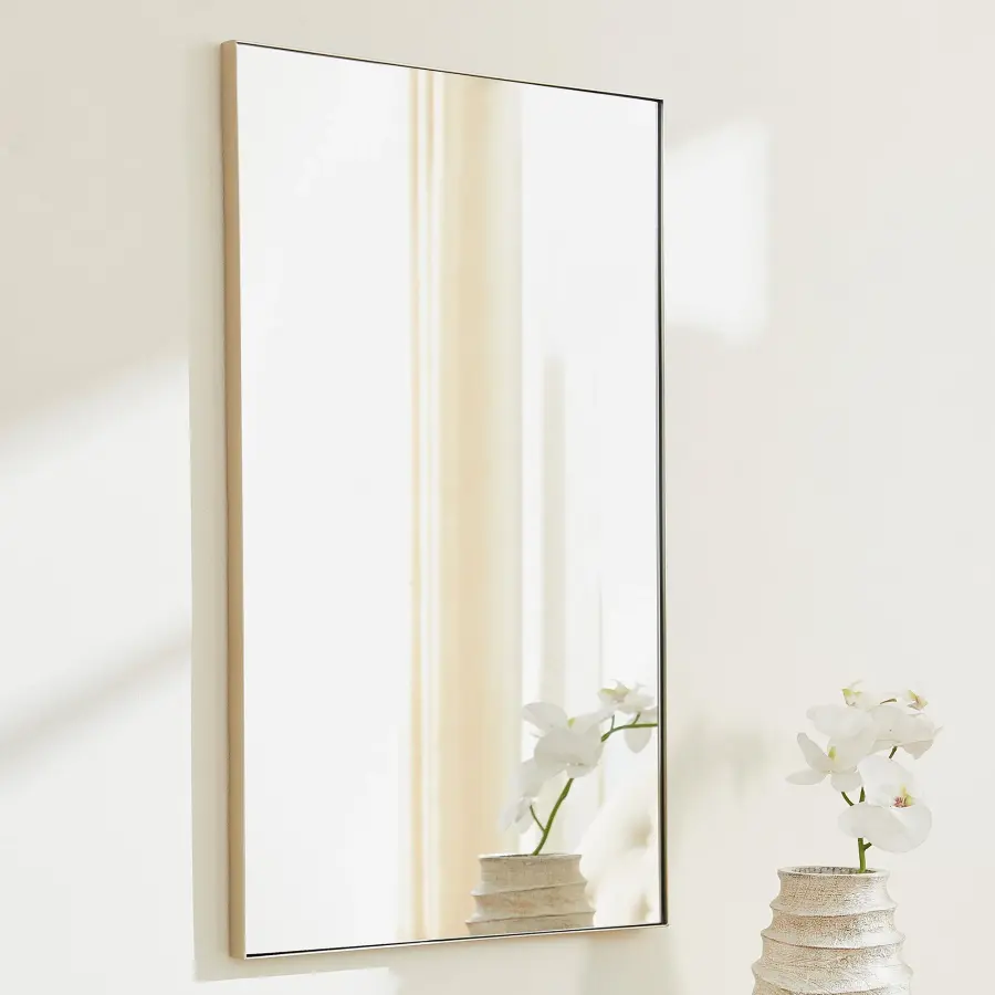24x36" Rectangular Mirror - Silver - Image 2