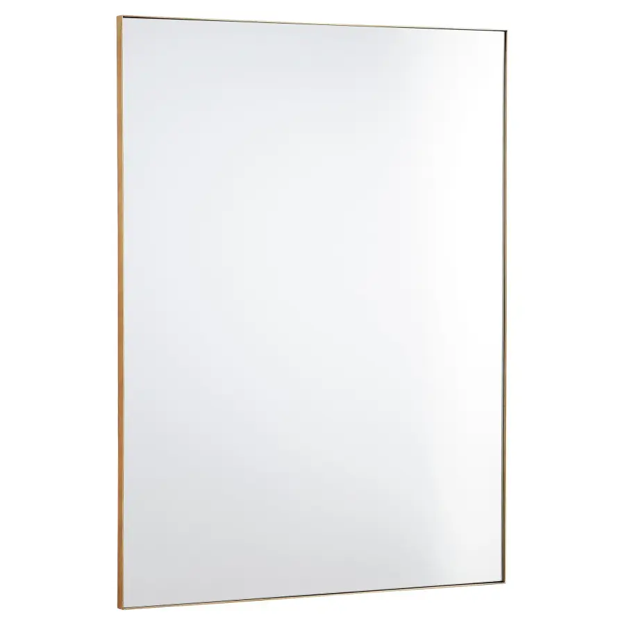 30x40" Rectangular Mirror in Gold - Image 1