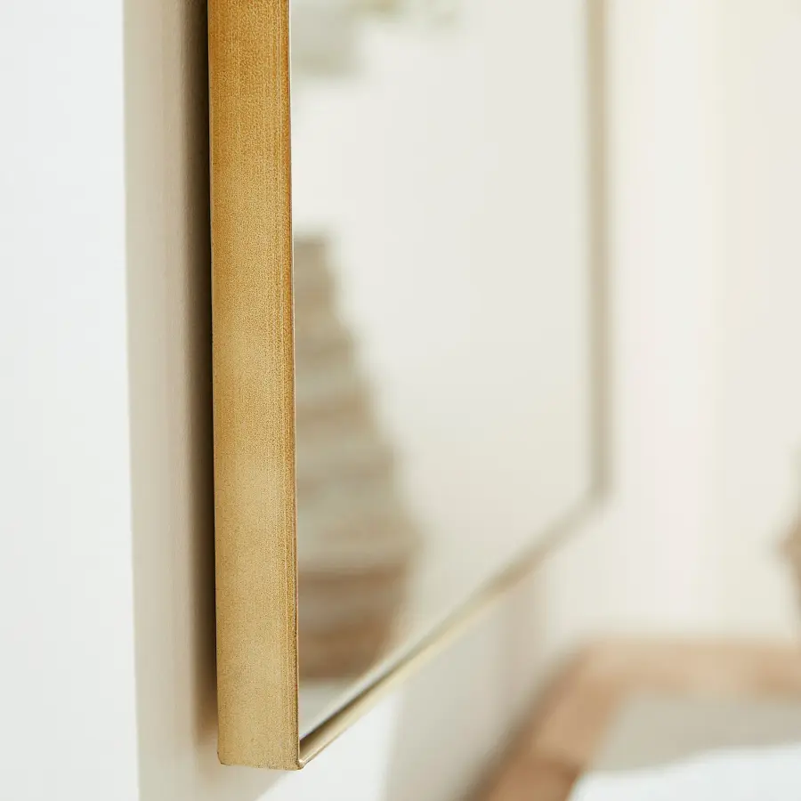 30x40" Rectangular Mirror in Gold - Image 4