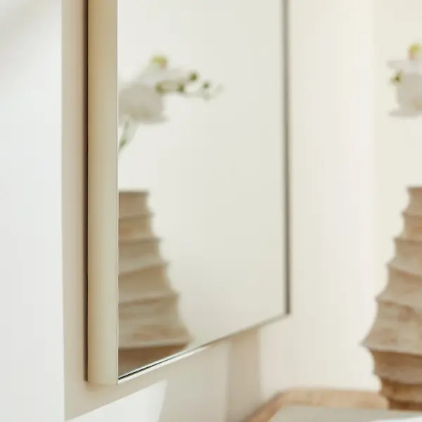 30x40" Rectangular Mirror in Silver - Image 4