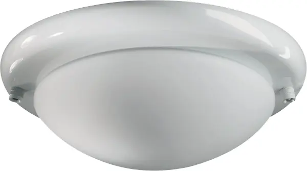 The Dome LED Kit offers timeless simplicity with its white finish and frosted glass diffuser. Perfect for updating ceiling fans with energy-efficient LED lighting while maintaining a clean, understated aesthetic.