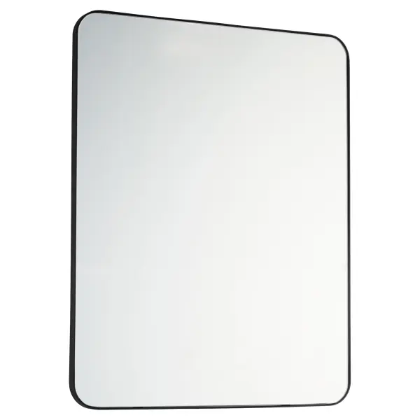 The Stadium mirror combines contemporary styling with practical functionality. Its rounded rectangle shape and 1-inch frame extension create visual interest while the matte black finish adds sophistication to any space.