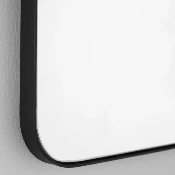 Stadium 24" x 36" Rectangular Mirror in Matte Black - Image 3