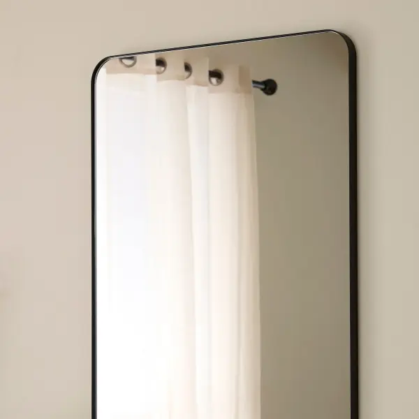 Stadium 24" x 36" Rectangular Mirror in Matte Black - Image 7