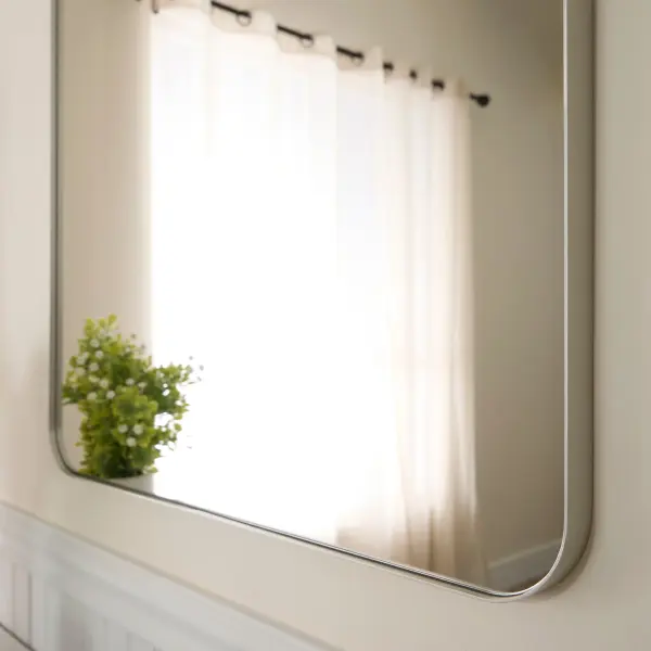 Stadium 24" x 36" Rounded Rectangle Mirror in Silver - Image 7