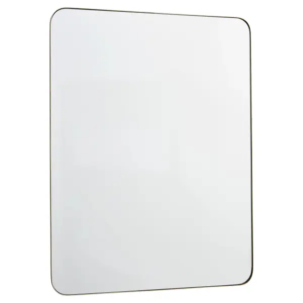 The Stadium mirror combines contemporary design with practical functionality. Its rounded rectangle shape and 1-inch extension frame create visual interest while the silver finish adds a refined touch to any space.