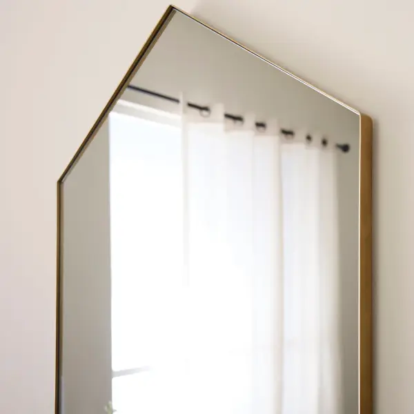 Hexagon Mirror 24" x 34" - Gold - Image 6