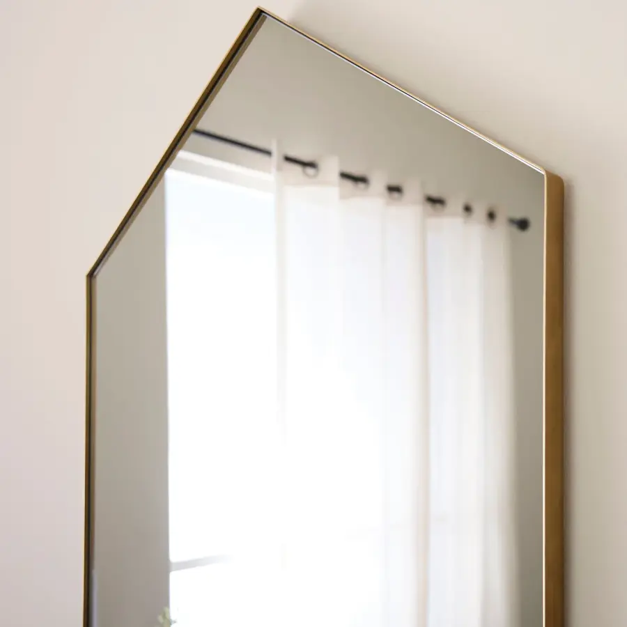 Hexagon Mirror 24" x 34" - Gold - Image 6