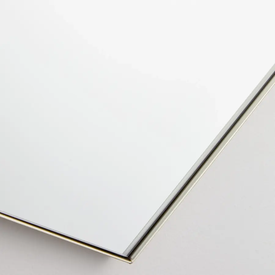 Hexagon Wall Mirror 24" x 34" - Silver - Image 3