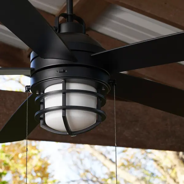 Niles 64" Wet Rated Ceiling Fan with LED Light - Image 5