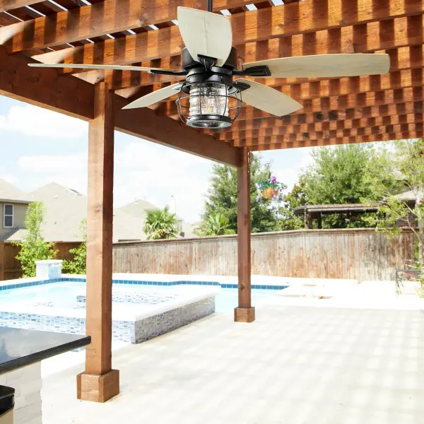 Galveston 52" Indoor/Outdoor Ceiling Fan with LED Light - Image 4