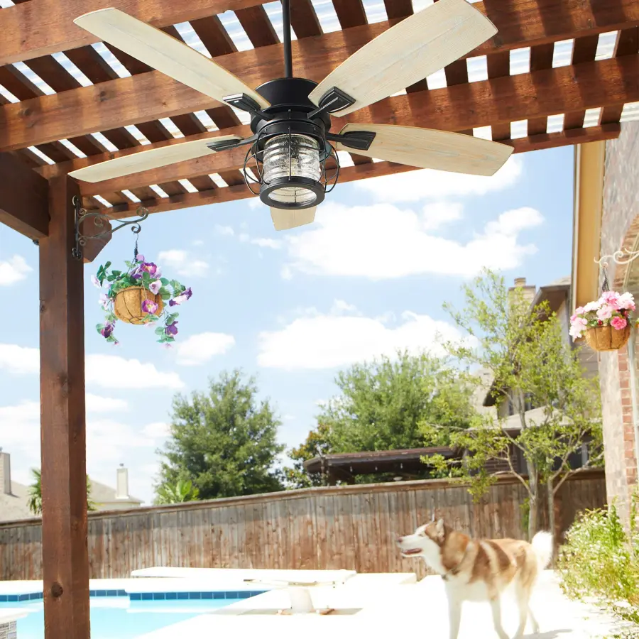 Galveston 52" Indoor/Outdoor Ceiling Fan with LED Light - Image 5