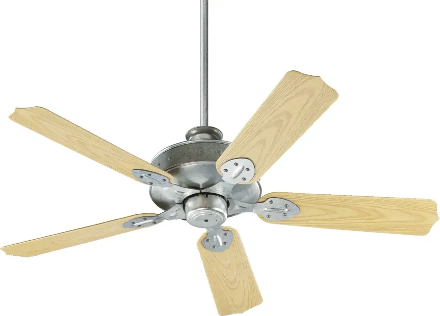 Hudson 52" Galvanized Indoor/Outdoor Ceiling Fan