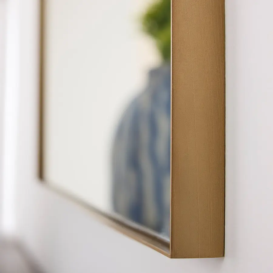 24" x 38" Arch Mirror in Gold - Image 6