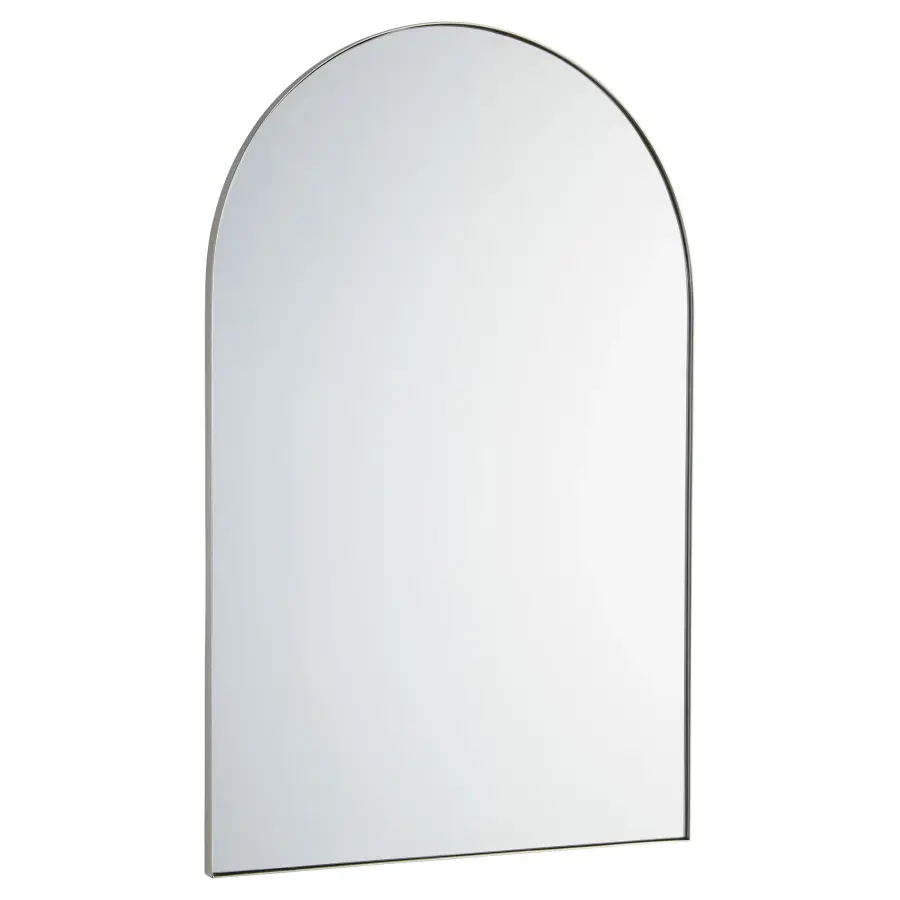 24" x 38" Arch Mirror in Silver - Image 1