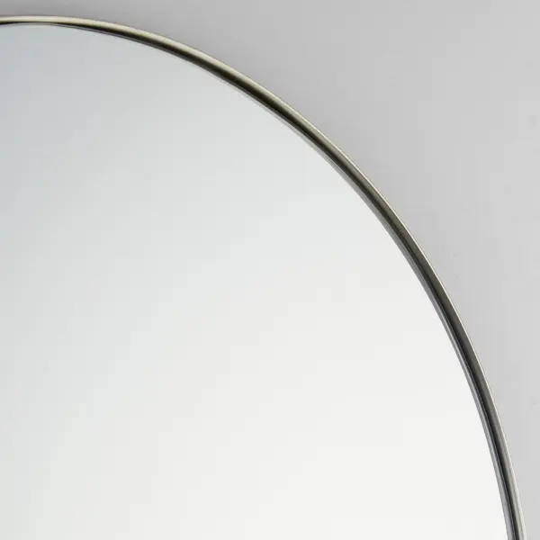 This 24x38 inch arched mirror combines classic arch styling with a modern silver finish. The 1-inch frame extension adds subtle depth while maintaining a clean profile suitable for residential and commercial spaces. - alternate view