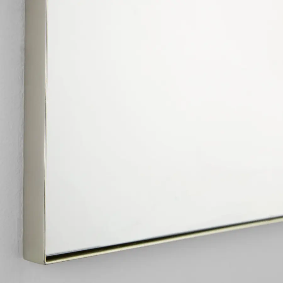 24" x 38" Arch Mirror in Silver - Image 3