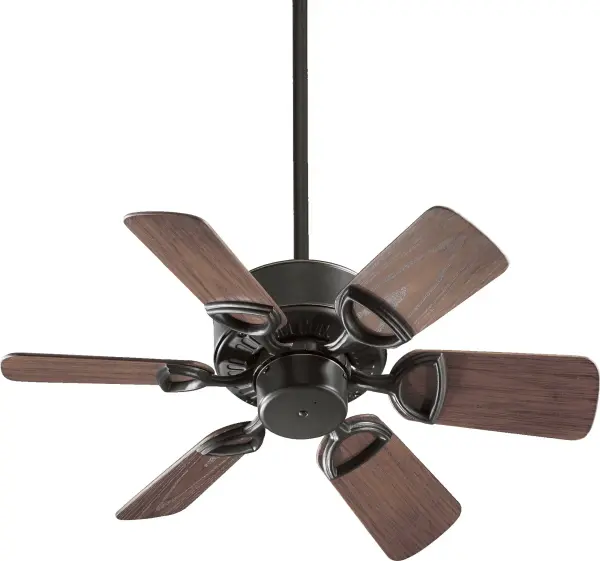 The Estate Patio Fan combines classic styling with outdoor durability. Its wet-listed rating and traditional design make it ideal for covered patios, porches, and commercial outdoor areas needing reliable air circulation.