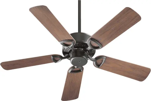 The Estate Patio Fan combines classic traditional styling with wet-rated durability, making it ideal for covered porches, patios, and commercial outdoor areas. Its 42-inch blade span and straightforward design deliver reliable performance.