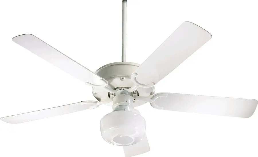 All-Weather Allure 52" White Outdoor Ceiling Fan - Image 2