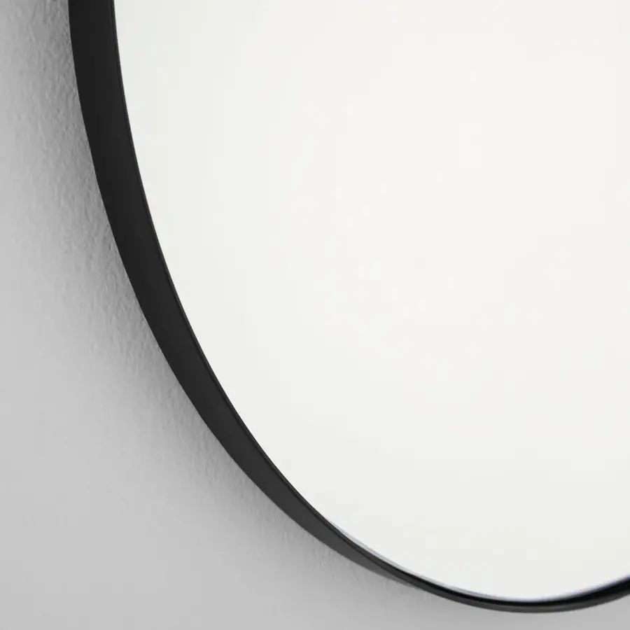 Capsule 21" x 40" Wall Mirror in Matte Black - Image 3