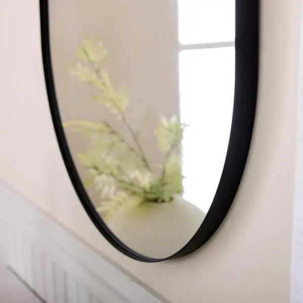 Capsule 21" x 40" Wall Mirror in Matte Black - Image 6