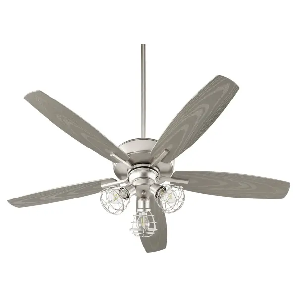 The Breeze Patio 52" ceiling fan combines practical functionality with clean contemporary styling. Its wet-rated design makes it ideal for covered patios and porches, while the 3-speed motor and substantial 52" blade sweep provide excellent airflow for medium to large spaces. - alternate view