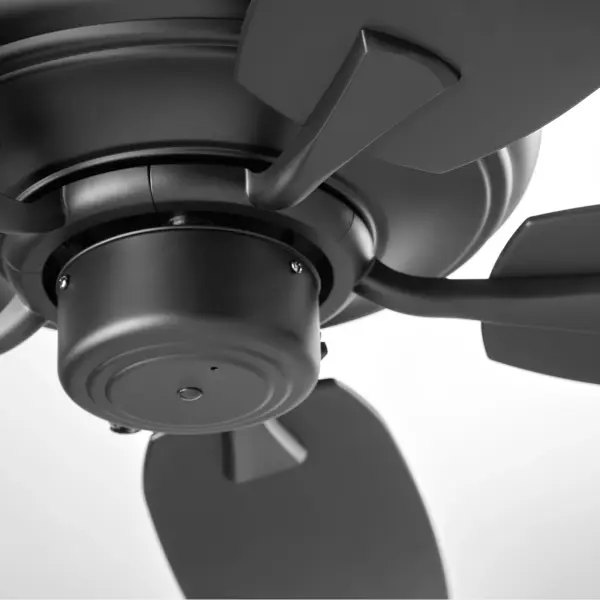 The APEX 56" patio fan combines durability with style, featuring 100% ABS plastic construction and wet-listing for outdoor use. Its 5-blade design and 3-speed motor deliver reliable comfort in any outdoor living space. - alternate view