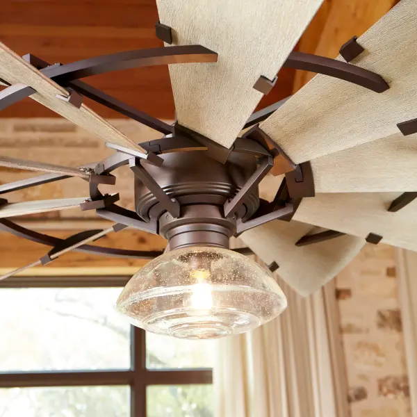 Windmill 44" Oiled Bronze Indoor/Outdoor Ceiling Fan - Image 6