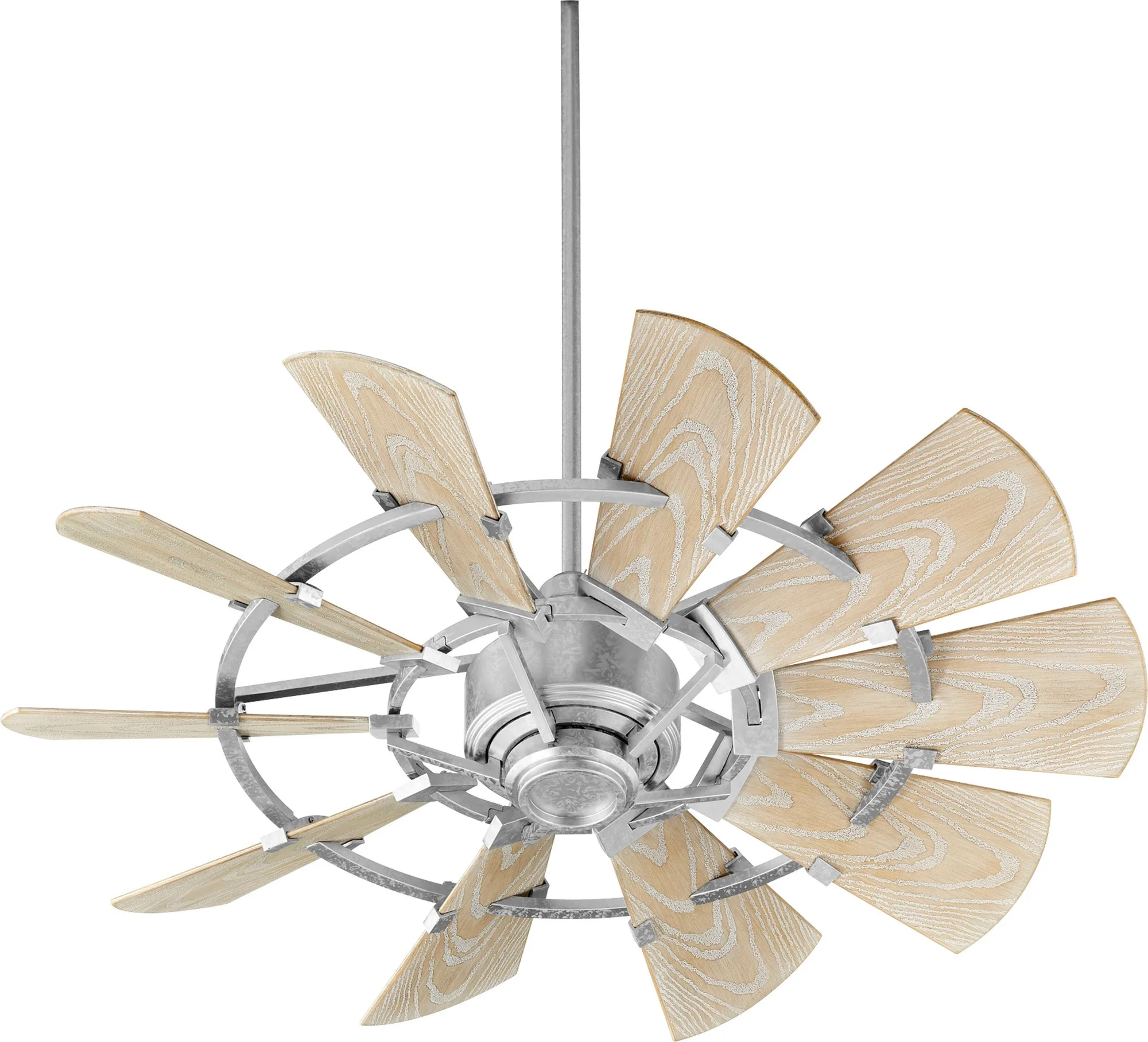 Windmill 44" Galvanized Indoor/Outdoor Ceiling Fan