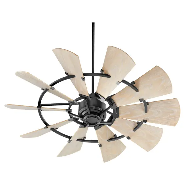 The Windmill 52" fan delivers exceptional performance with its 10-blade wagon wheel design and impressive 2881 CFM airflow. The 6-speed DC motor with remote control offers precise comfort control, while the rustic aesthetic adds bold character to spacious rooms.