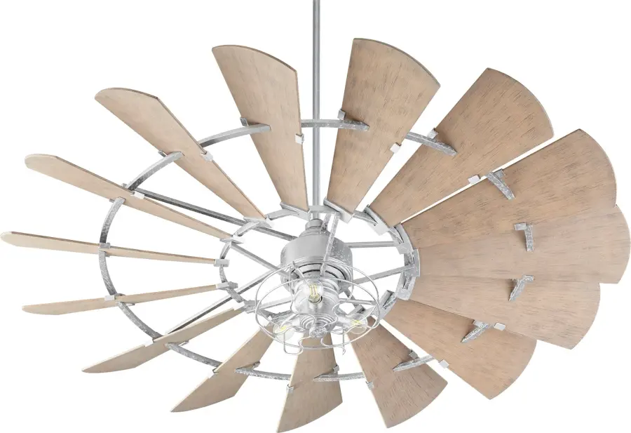 Windmill 72" Galvanized Indoor/Outdoor Ceiling Fan - Image 2
