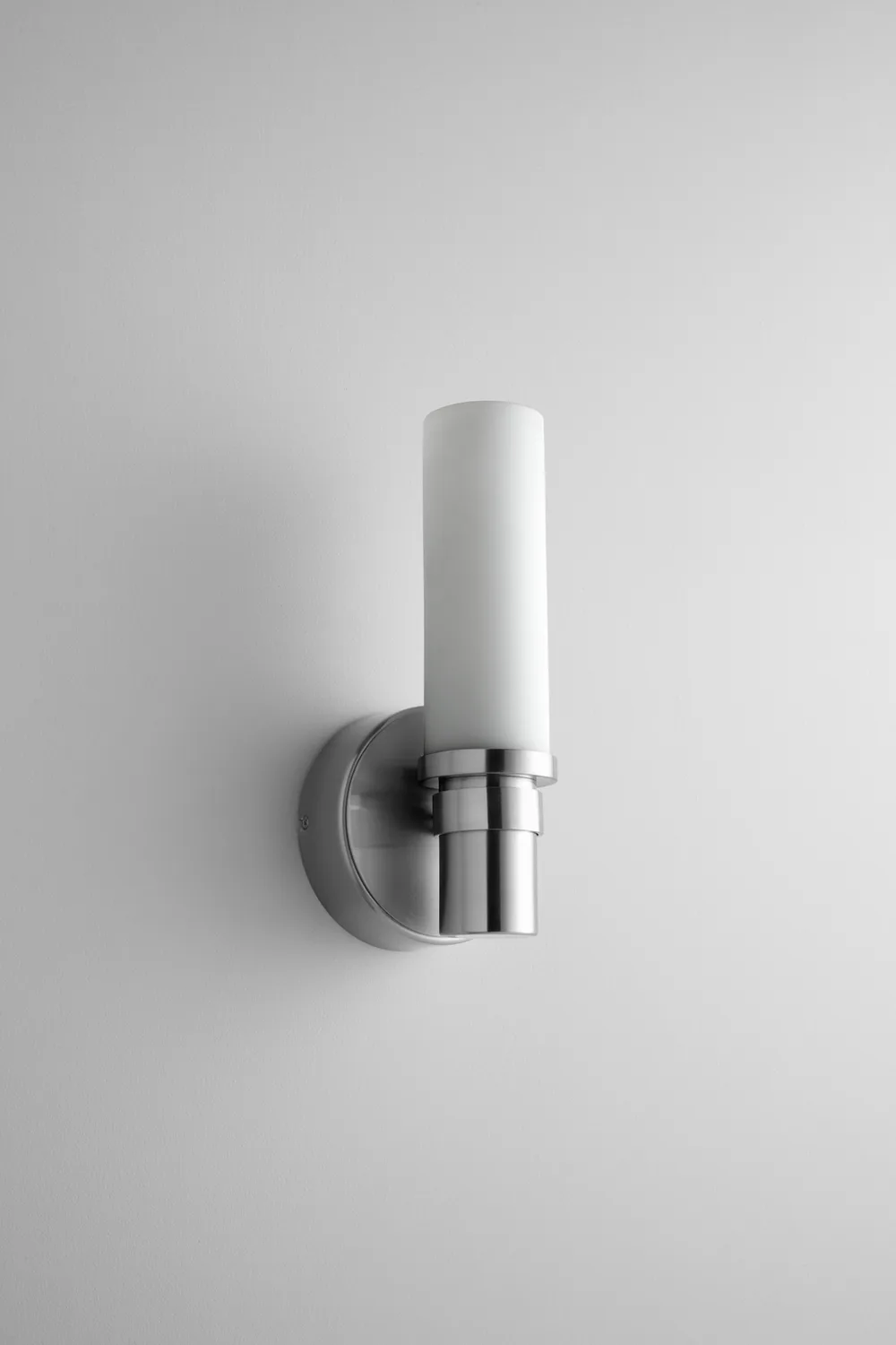 Pebble One Light Wall Sconce in Satin Nickel