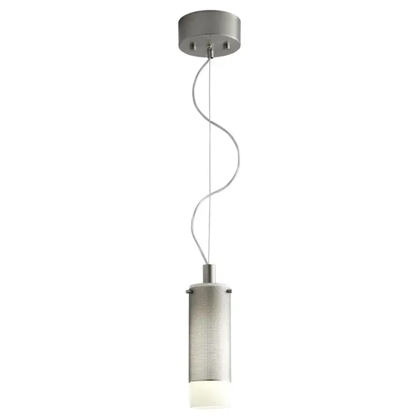 Lotus One Light Mini Pendant in Satin Nickel - Image 3