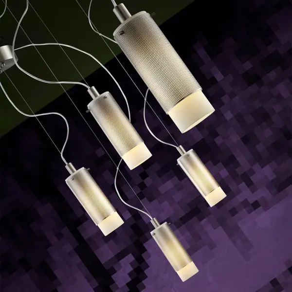 Lotus One Light Mini Pendant in Satin Nickel - Image 6